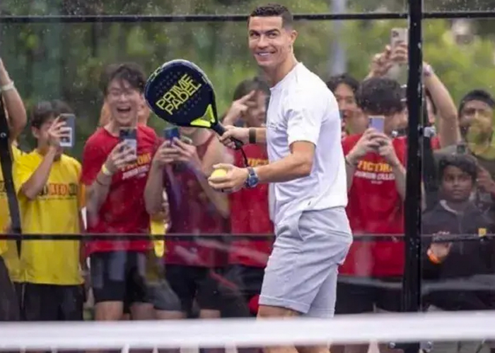 Foto: ¿No más fútbol? Cristiano Ronaldo mostró su talento en otro deporte / Cortesía 