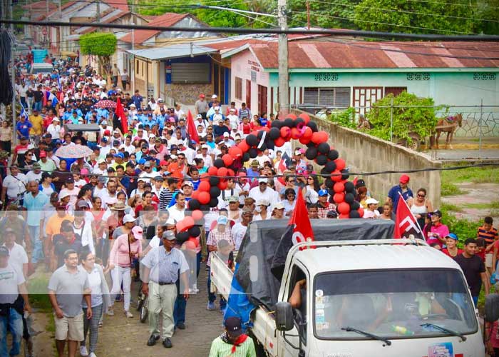 Foto: Rivas, Matagalpa y Jinotega realizan caminata por la paz del pueblo de Nicaragua / TN8