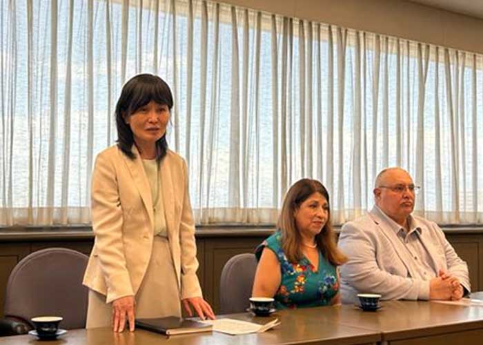 Embajadora de Nicaragua en Japón realiza visita a Tokio