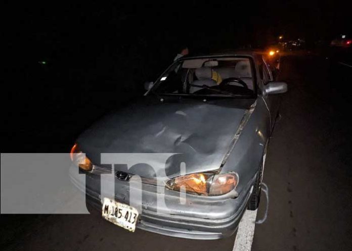 Foto: ¡Clase regalo! Peatón es impactado por vehículo en Diriomo / TN8
