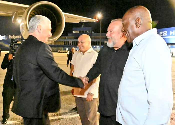 Foto: Presidente cubano regresa tras exitosa gira por Europa / Cortesía 