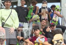 Foto: Jóvenes celebran el Día del Skate con emocionante rodada / TN8