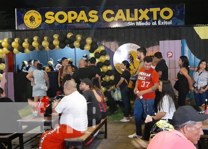 Sopas Calixto más cerca de su clientela: Inauguran su tercera sucursal en Managua