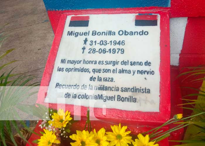 Honran la memoria del maestro revolucionario, Miguel Bonilla