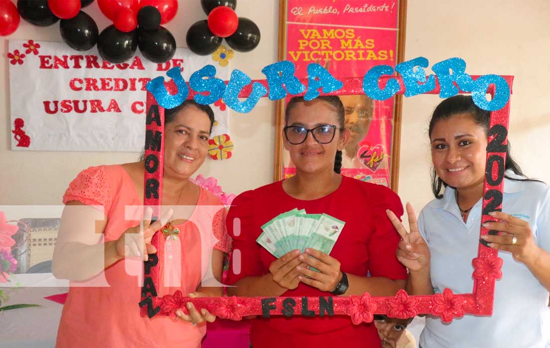 Usura Cero: Entrega más de 400 mil córdobas a mujeres de Siuna