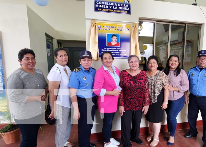 Policía Nacional inauguró segunda Comisaría de la Mujer en La Libertad, Chontales