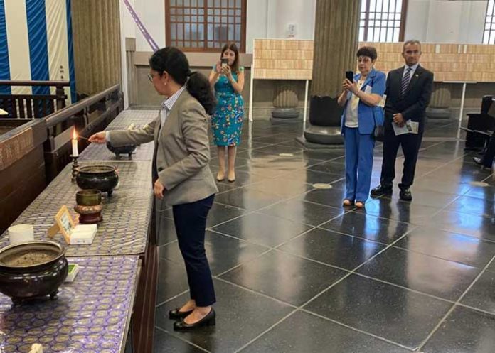 Embajadora de Nicaragua en Japón realiza visita a Tokio