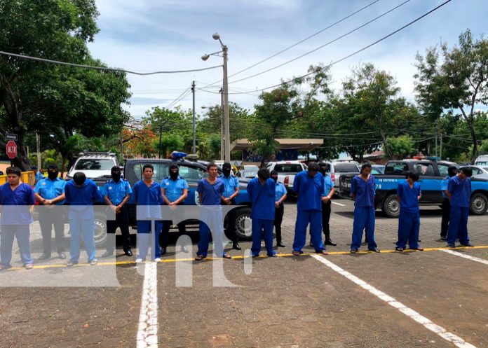 Policía Nacional de la cara contra la delincuencia en Nicaragua