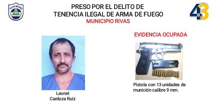 Detenidos por robo en Rivas