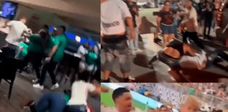 ¡Vergonzoso! Pelea campal el partido entre México y Honduras de la Copa Oro