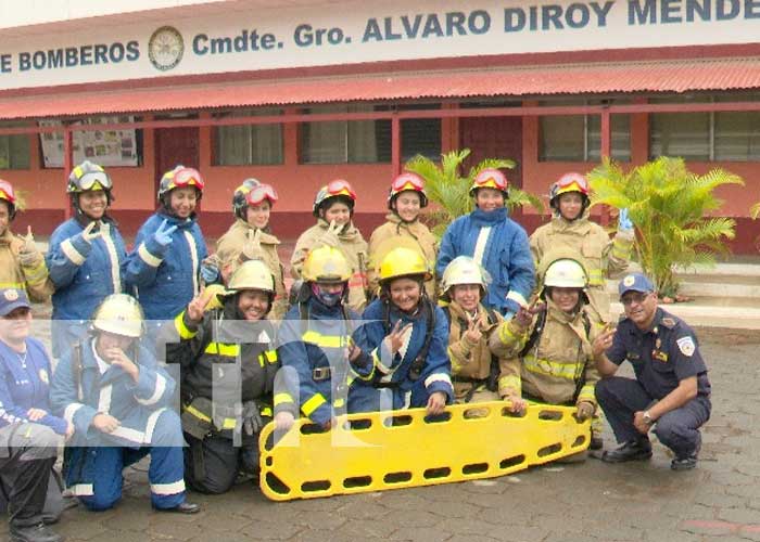 Foto: Mujeres bomberas de Nicaragua / TN8