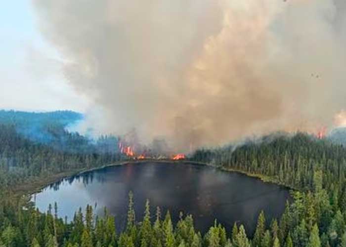 Humo de incendios forestales de Canadá afecta en EE.UU.