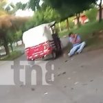 Foto: Fuerte accidente de tránsito en Villa El Sol, Managua / TN8