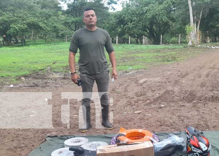 Foto: Ejército de Nicaragua captura a sujetos por contrabando en Cárdenas, Rivas / TN8