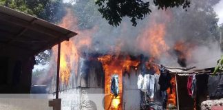Foto: Incendio en una vivienda de Diriamba acaba con vida de un perro / TN8