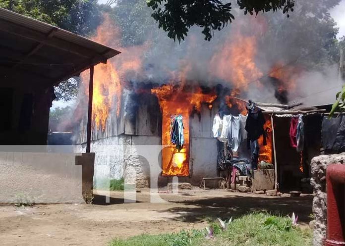 Foto: Incendio en una vivienda de Diriamba acaba con vida de un perro / TN8