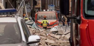 En España se derrumba un edificio de cinco plantas sin dejar víctimas mortales