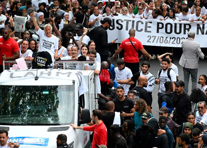 150 detenidos en protestas en Francia por la muerte de joven a manos de un policía
