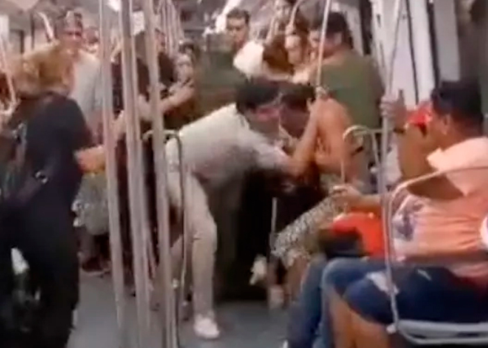 Tremenda paliza recibe un trans en el metro de Barcelona ¡la policía ya investiga!