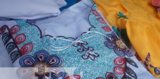 Certamen de la cotona, batas y trajes folclóricos desde el Mercado de Masaya