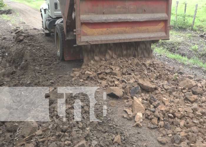 Foto: Reparación de caminos en Matiguás / TN8