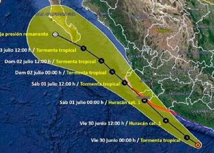 En el Pacífico de México se formó la tormenta Beatriz y se convertirá en huracán