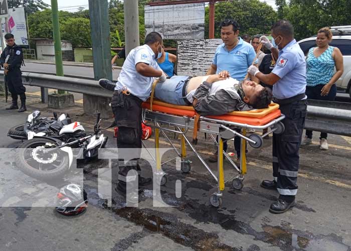 Foto: Accidente de tránsito cerca del aeropuerto internacional en Managua / TN8