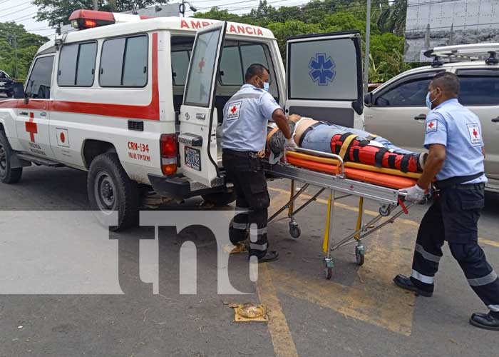 Foto: Accidente de tránsito cerca del aeropuerto internacional en Managua / TN8