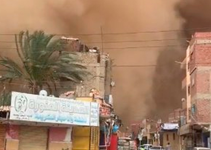 Apocalíptica tormenta de arena dejó varios muertos en Egipto e Israel 