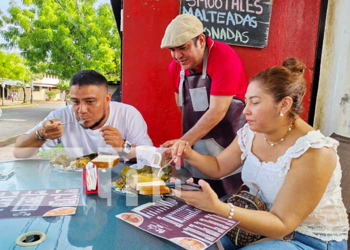 En Managua los únicos nacatamales de papas