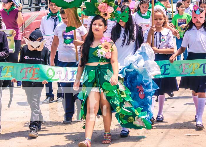 Foto: Carnaval en Ocotal por el Día del Medio Ambiente / TN8
