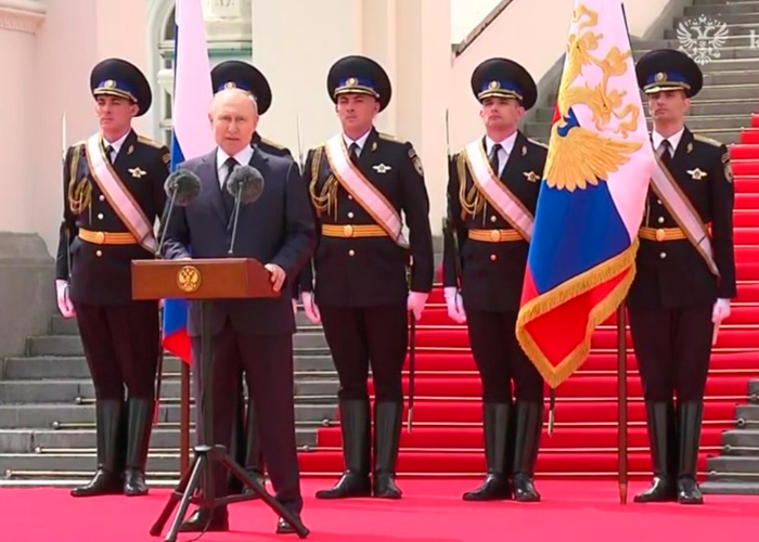 Putin destaca la determinación y la valentía de Ejército ruso durante el intento de rebelión