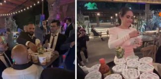 Dan sopa maruchan a sus invitados el día de su boda