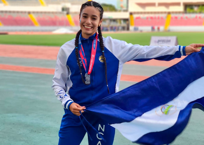 Foto: Andrea Sosa, joven nicaragüense con éxito en el atletismo / TN8