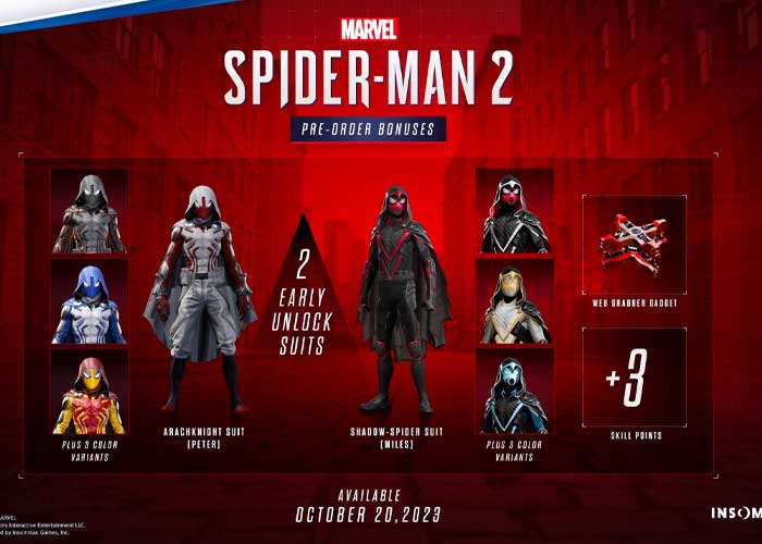 Spider-Man 2 confirma su fecha de lanzamiento y edición 