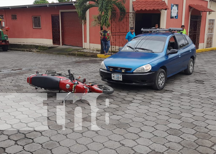 Una persona lesionada dejó un accidente vial en Muy Muy, Matagalpa