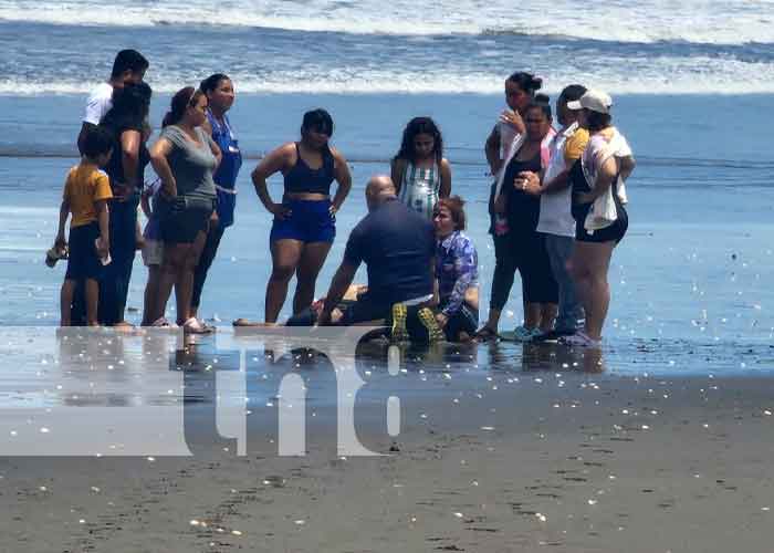 Foto: Chinandega: Dos personas mueren ahogadas en Playas de Corinto / TN8