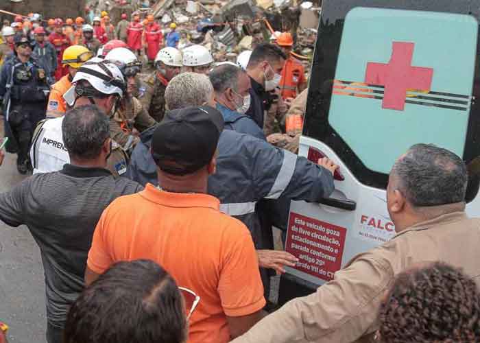 Foto: Desplome de edificio en Brasil: 14 muertos, 6 menores entre las víctimas /  Cortesía 