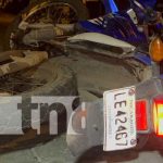 Foto: Motociclista herido tras perder control en Juigalpa, Chontales / Cortesía