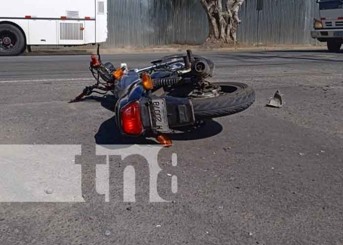 Foto: Mecánico hospitalizado tras accidente de tránsito en Managua / TN8
