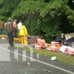 Brutal accidente en carretera Ticuantepe hacia La Concha deja cinco lesionados