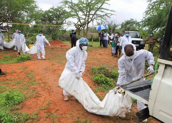372 cadáveres fueron hallados por la Policía en un bosque de Kenia tras sacrificio 