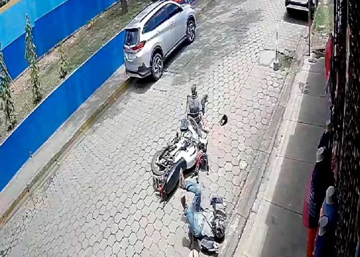 Peatón es impactado por motociclista y resulta lesionado en Juigalpa