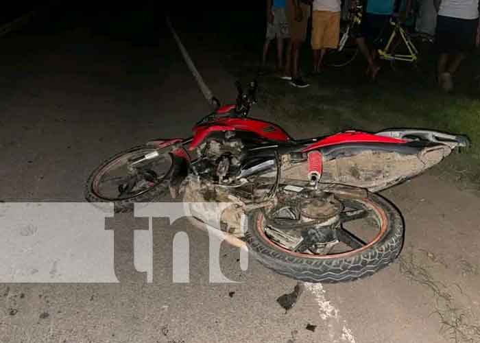 Foto: Mujer fallece en Rivas tras ser impactada por motociclista ebrio / Cortesía