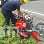 Foto: Accidente deja daños materiales y un motociclista lesionado en Palacagüina, Madriz / TN8
