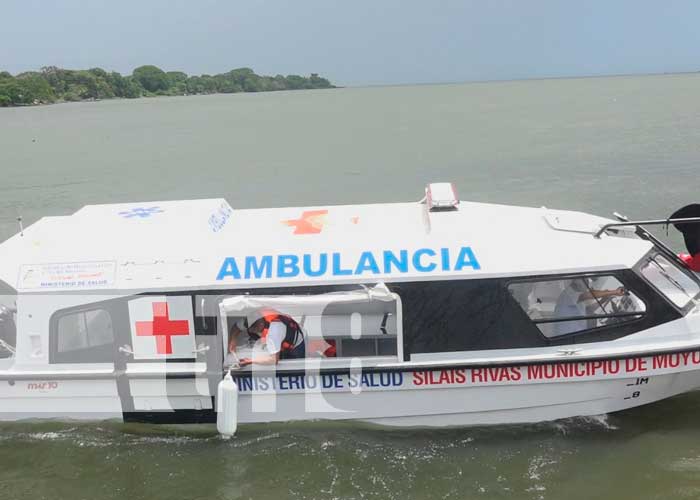 Foto: Ometepe estrena ambulancia acuática, un hito en el sistema de salud nicaragüense / TN8 