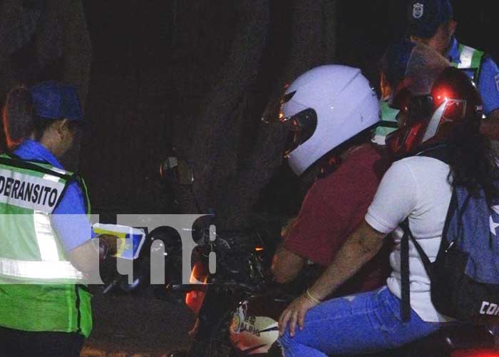 Foto: Policía Nacional ejecuta planes para frenar índices de accidentes de tránsito en Madriz / TN8