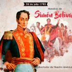 240 aniversario natalicio del libertador Simón Bolivar