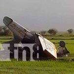 Piloto de accidente aéreo en condición delicada en Granada