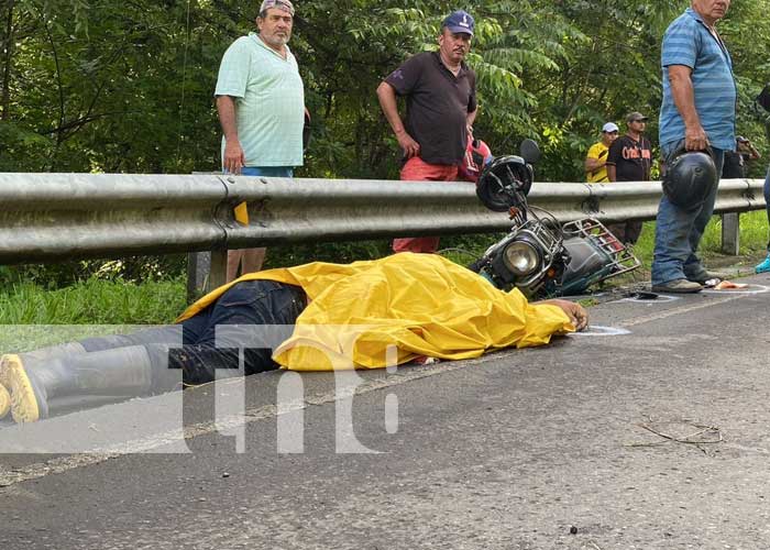 ¡Al límite de la crueldad! Motociclista aplastado por camión en Chontales